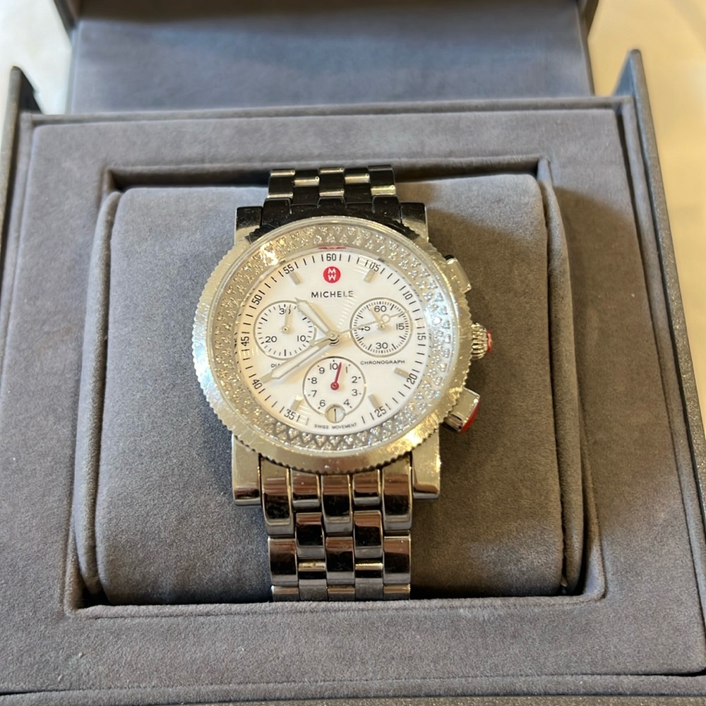 Michele Sport Sail Diamond Watch